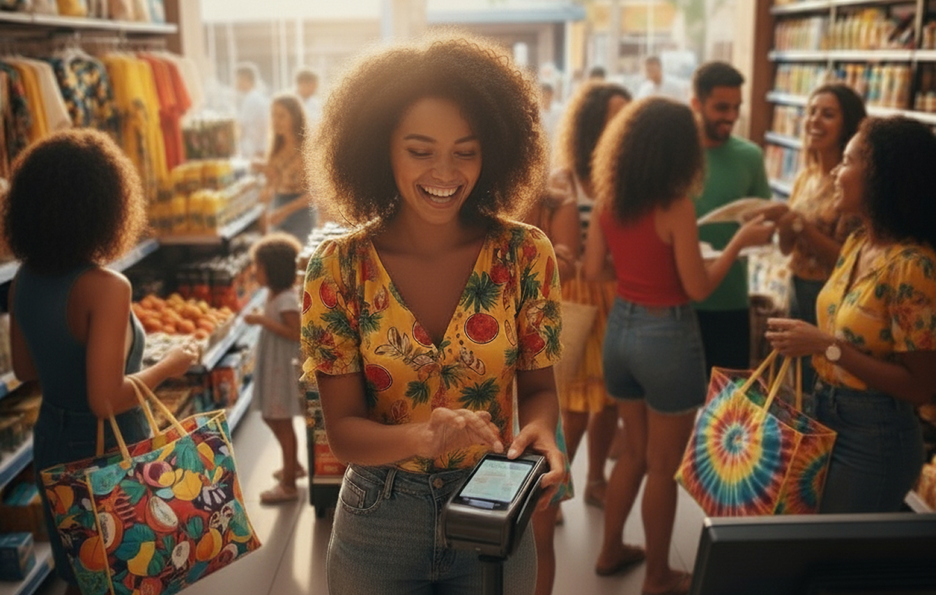 Animated Background with people in it that scales